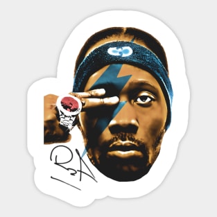 RZA Big Face Rapper Sticker